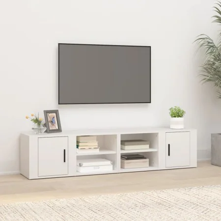 Muebles para TV 2 uds madera contrachapada blanco 80x31,5x36 cm von , TV-Möbel - Ref: Foro24-819437, Preis: 85,53 €, Rabatt: %