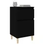 vidaxL Mesitas de noche negras 2 uds 40x35x70 cm von , Nachttische - Ref: Foro24-819695, Preis: 81,86 €, Rabatt: %