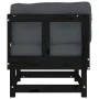 Sofás esquineros con cojines 2 uds madera maciza de pino negro von , Modulare Sofas für den Außenbereich - Ref: Foro24-825454...