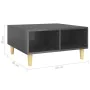 Mesa de centro madera contrachapada gris brillante 60x60x30 cm by , Coffee table - Ref: Foro24-805985, Price: 44,13 €, Discou...