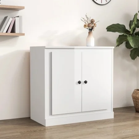 Aparador madera contrachapada blanco brillante 70x35,5x67,5 cm von , Sideboards - Ref: Foro24-816186, Preis: 74,55 €, Rabatt: %