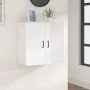 Armario pared madera contrachapada blanco brillo 60x31x60 cm de , Taquillas y armarios de almacenamiento - Ref: Foro24-812903...
