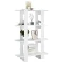 Estantería/divisor de espacios blanco brillante 80x30x123,5 cm de , Librerías y estanterías - Ref: Foro24-811580, Precio: 39,...