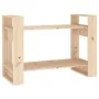 Estantería/divisor de espacios madera maciza pino 80x35x56,5 cm by , Bookcases and shelves - Ref: Foro24-813894, Price: 32,84...