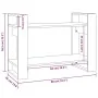 Estantería/divisor de espacios madera maciza pino 80x35x56,5 cm by , Bookcases and shelves - Ref: Foro24-813894, Price: 32,84...