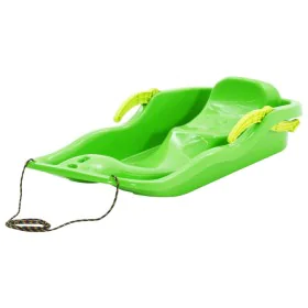 Trineo con frenos polipropileno verde 87x40x18 cm de , Trineos - Ref: Foro24-93715, Precio: 46,29 €, Descuento: %