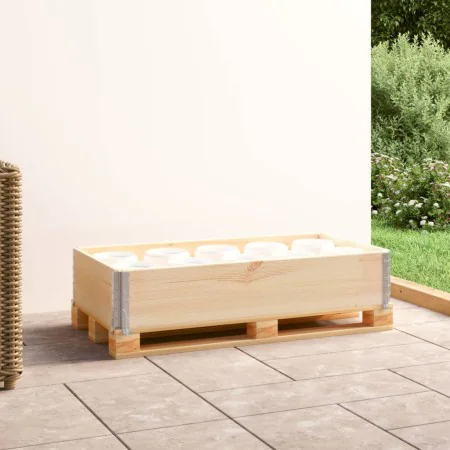Collar de caja de pallet madera maciza de pino 50x100 cm von , Ladeplattformen und Paletten - Ref: Foro24-310052, Preis: 46,3...