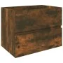 Mueble de lavabo contrachapado roble ahumado 60x38,5x45 cm von , Badezimmermöbel - Ref: Foro24-815648, Preis: 46,81 €, Rabatt: %