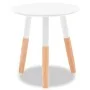 Set de mesas auxiliares 2 unidades madera maciza de pino blanco by , Side tables - Ref: Foro24-244734, Price: 63,83 €, Discou...