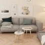 Set de mesas auxiliares 2 unidades madera maciza de pino blanco by , Side tables - Ref: Foro24-244734, Price: 63,83 €, Discou...