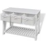 Aparador de almacenaje blanco by , Sideboards - Ref: Foro24-242432, Price: 159,66 €, Discount: %