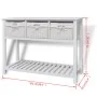 Aparador de almacenaje blanco by , Sideboards - Ref: Foro24-242432, Price: 159,66 €, Discount: %