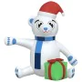 Osito de peluche inflable de Navidad LED 180 cm by , Christmas lights - Ref: Foro24-345286, Price: 49,57 €, Discount: %