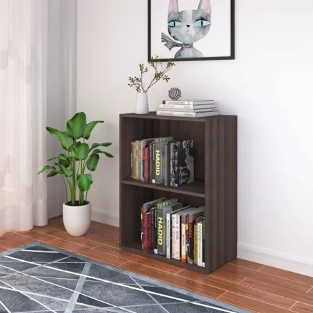 Estantería de madera de ingeniería gris Sonoma 60x31x78 cm de , Librerías y estanterías - Ref: Foro24-340213, Precio: 34,26 €...
