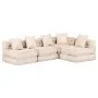 Puf modular de 4 plazas de tela beige von , Kissen für Stühle und Sofas - Ref: Foro24-249398, Preis: 833,24 €, Rabatt: %