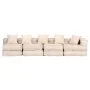 Puf modular de 4 plazas de tela beige von , Kissen für Stühle und Sofas - Ref: Foro24-249398, Preis: 833,24 €, Rabatt: %