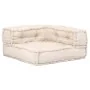 Puf modular de 4 plazas de tela beige von , Kissen für Stühle und Sofas - Ref: Foro24-249398, Preis: 833,24 €, Rabatt: %