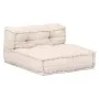 Puf modular de 4 plazas de tela beige von , Kissen für Stühle und Sofas - Ref: Foro24-249398, Preis: 833,24 €, Rabatt: %