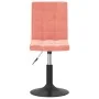 Drehbare Esszimmerstühle 6 Einheiten aus rosa Samt von , Essstühle - Ref: Foro24-3089305, Preis: 295,78 €, Rabatt: %