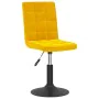 Senfgelbe drehbare Esszimmerstühle aus Samt 6 Stück von , Essstühle - Ref: Foro24-3089307, Preis: 352,69 €, Rabatt: %