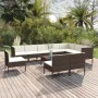 Set muebles de jardín 11 pzas y cojines ratán sintético marrón von , Gartensets - Ref: Foro24-3094451, Preis: 854,90 €, Rabat...
