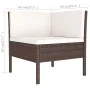 Set muebles de jardín 11 pzas y cojines ratán sintético marrón von , Gartensets - Ref: Foro24-3094451, Preis: 854,90 €, Rabat...