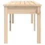 Banco de jardín de 2 plazas madera maciza pino 159,5x44x45 cm de vidaXL, Bancos de jardín - Ref: Foro24-824011, Precio: 72,93...
