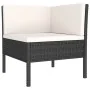 Set de muebles de jardín 12 pzas cojines ratán sintético negro von , Gartensets - Ref: Foro24-3094500, Preis: 1,00 €, Rabatt: %