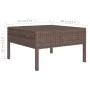 Set muebles de jardín 14 pzas y cojines ratán sintético marrón by , Garden sets - Ref: Foro24-3094487, Price: 1,00 €, Discoun...