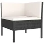Set de muebles de jardín 11 pzas cojines ratán sintético negro von , Gartensets - Ref: Foro24-3094516, Preis: 974,74 €, Rabat...