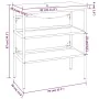 Estructura de baño con lavabo incorporado hierro blanco von , Badezimmerwaschtische - Ref: Foro24-3101375, Preis: 212,16 €, R...