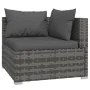 Set de muebles de jardín 6 pzas y cojines ratán sintético gris de , Conjuntos de jardín - Ref: Foro24-3101709, Precio: 716,24...