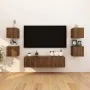 Muebles para TV de pared 8 uds roble marrón 30,5x30x30 cm von , TV-Möbel - Ref: Foro24-3120325, Preis: 163,04 €, Rabatt: %
