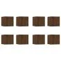 Muebles para TV de pared 8 uds roble marrón 30,5x30x30 cm von , TV-Möbel - Ref: Foro24-3120325, Preis: 163,04 €, Rabatt: %