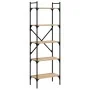 Librería de 5 estantes madera roble Sonoma 56x31,5x174 cm von , Bücherregale und Regale - Ref: Foro24-833344, Preis: 62,62 €,...