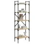 Librería de 5 estantes madera roble Sonoma 56x31,5x174 cm von , Bücherregale und Regale - Ref: Foro24-833344, Preis: 62,62 €,...