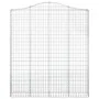 Cestas de gaviones 5 uds forma de arco hierro 200x30x220/240 cm von , Töpfe und Pflanzgefäße - Ref: Foro24-3145559, Preis: 64...