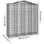 Cestas de gaviones 8 uds forma de arco hierro 200x50x200/220 cm by , Pots and planters - Ref: Foro24-3145751, Price: 1,00 €, ...
