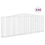 Cestas de gaviones 20 uds forma de arco hierro 400x30x140/160cm by , Pots and planters - Ref: Foro24-3145862, Price: 3,00 €, ...
