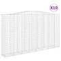 Cestas de gaviones 10 uds forma de arco hierro 400x50x220/240cm von , Töpfe und Pflanzgefäße - Ref: Foro24-3146042, Preis: 2,...