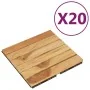 Baldosas de terraza 20 uds madera teca patrón vertical 30x30 cm by , Floors and carpets - Ref: Foro24-3152102, Price: 163,83 ...