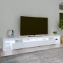 Mueble de TV con luces LED blanco 260x36,5x40 cm von , TV-Möbel - Ref: Foro24-3152818, Preis: 196,95 €, Rabatt: %