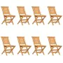Sillas de jardín plegables 8 uds madera maciza teca 47x63x90 cm von , Gartenstühle - Ref: Foro24-3155048, Preis: 679,86 €, Ra...