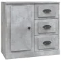Aparadores 2 uds madera contrachapada gris hormigón by , Sideboards - Ref: Foro24-3185227, Price: 203,84 €, Discount: %