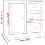 Aparadores 2 uds madera contrachapada gris hormigón by , Sideboards - Ref: Foro24-3185227, Price: 203,84 €, Discount: %