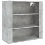 Aparador alto madera contrachapada gris hormigón de , Aparadores - Ref: Foro24-3185395, Precio: 165,82 €, Descuento: %