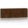 Aparadores 3 uds madera contrachapada marrón roble 60x35x70 cm by , Sideboards - Ref: Foro24-3185774, Price: 181,33 €, Discou...