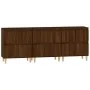 Aparadores 3 uds madera contrachapada marrón roble 60x35x70 cm by , Sideboards - Ref: Foro24-3185774, Price: 181,33 €, Discou...