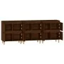 Aparadores 3 uds madera contrachapada marrón roble 60x35x70 cm by , Sideboards - Ref: Foro24-3185774, Price: 181,33 €, Discou...