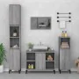 Set de muebles de baño 3 pzas madera contrachapada gris sonoma de , Muebles de baño - Ref: Foro24-3185627, Precio: 195,58 €, ...